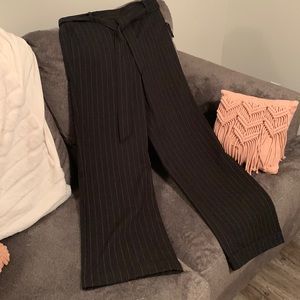 The Limited, pinstripe wide leg dress slacks. Size 10. Tags on. Never Worn